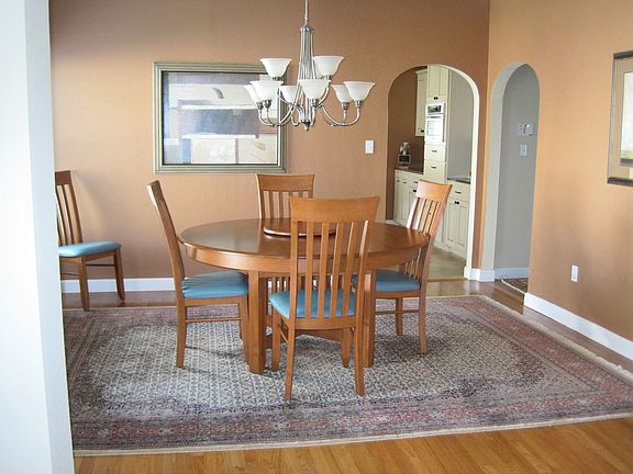 Open dining room