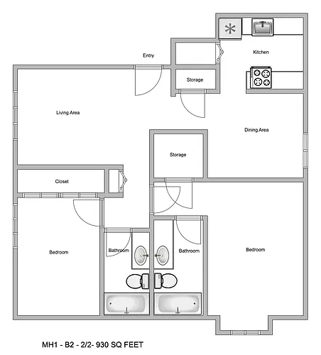 Floor plan B2