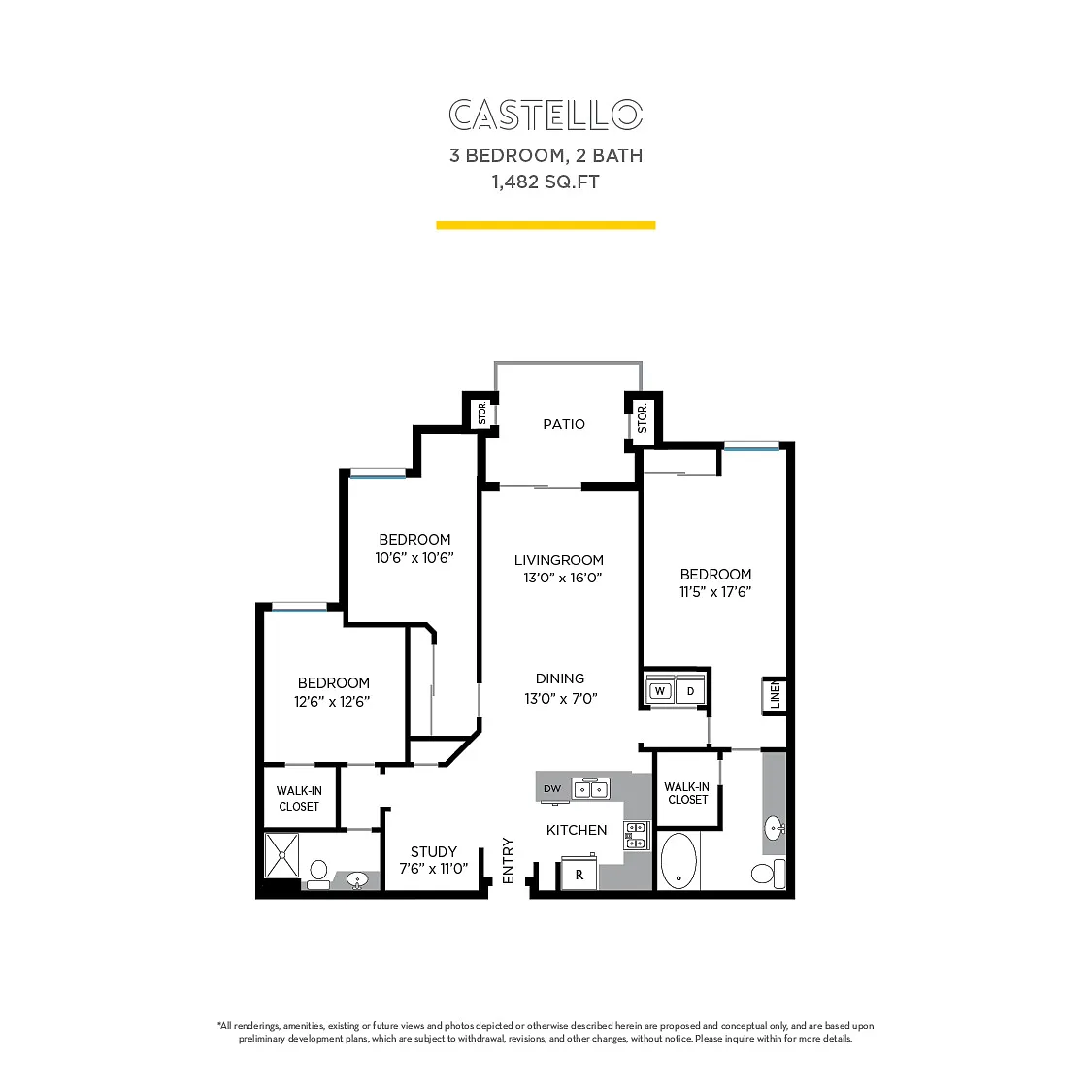 Floor plan Castello