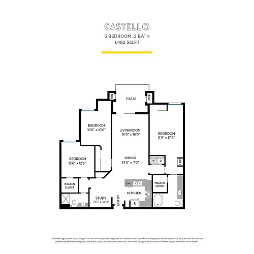 Floor plan Castello