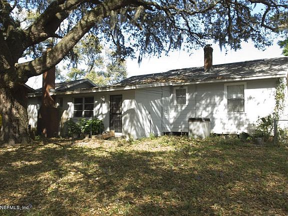 Rear of house
