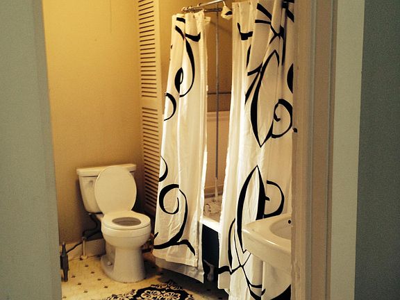 Bathroom off the bedroom upstairs