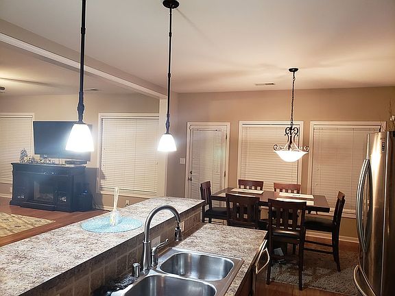 Open look from the kitchen