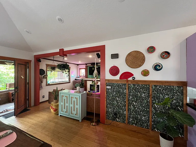 Dining and living room