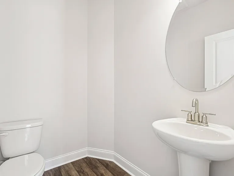 Half bathroom on the 1st floor
