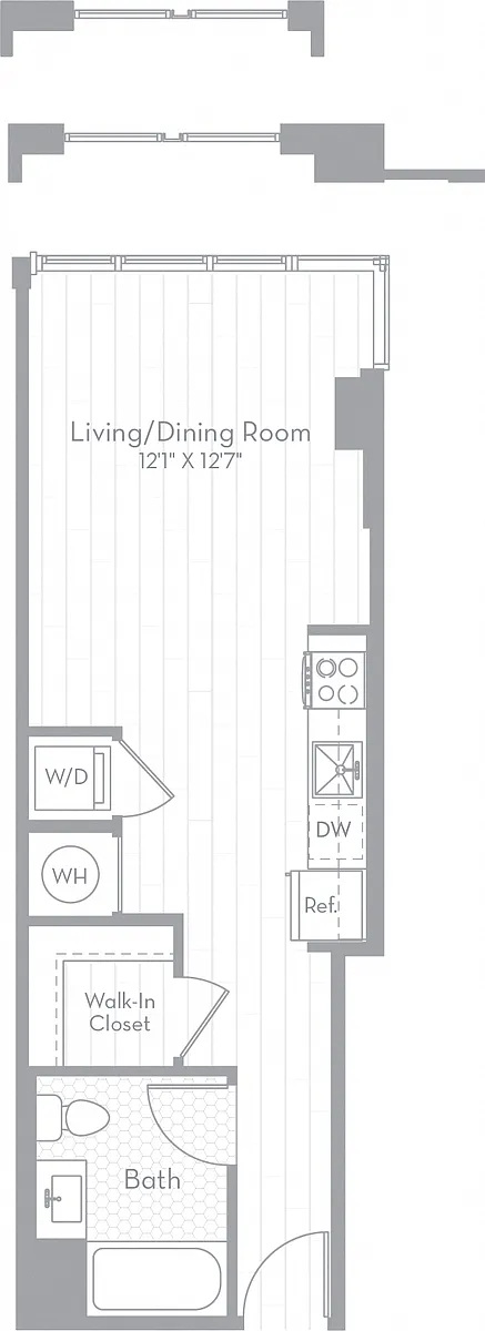 Floor plan Studio-S02