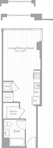 Floor plan Studio-S02