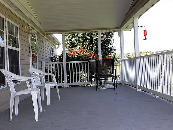 Covered front porch