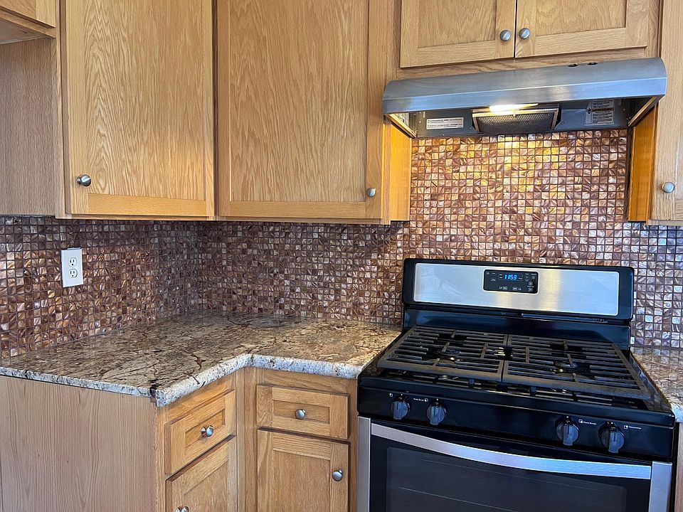 Newer appliances in kitchen.