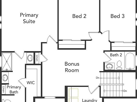 A view of the Second Floor of the Dalton