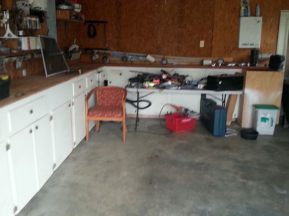 Garage cabinets and counters