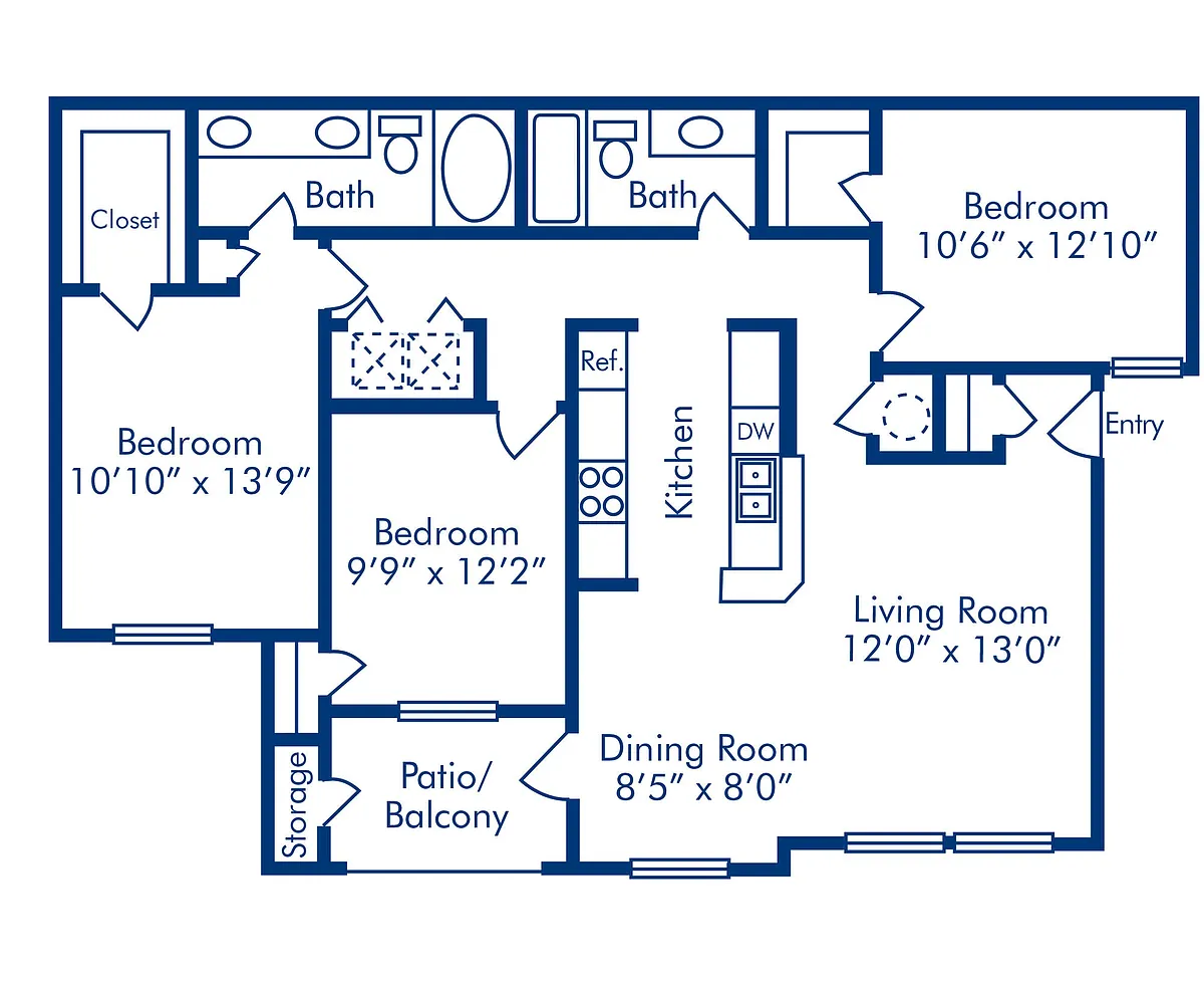 Floor plan G