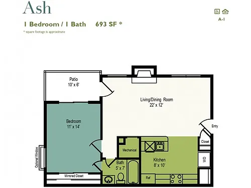 Floor plan Ash