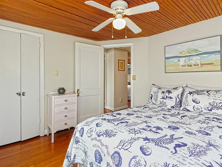 Rear bedroom with full size bed.