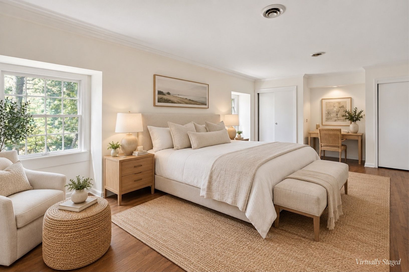AI generated rendering 2nd fl bedroom