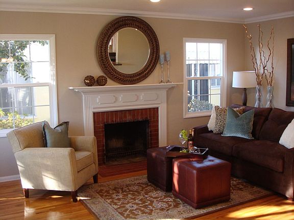 section of living room