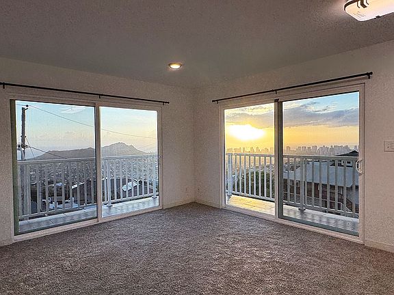 Amazing sunsets from inside the living room!
