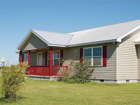 Close up of front porch.