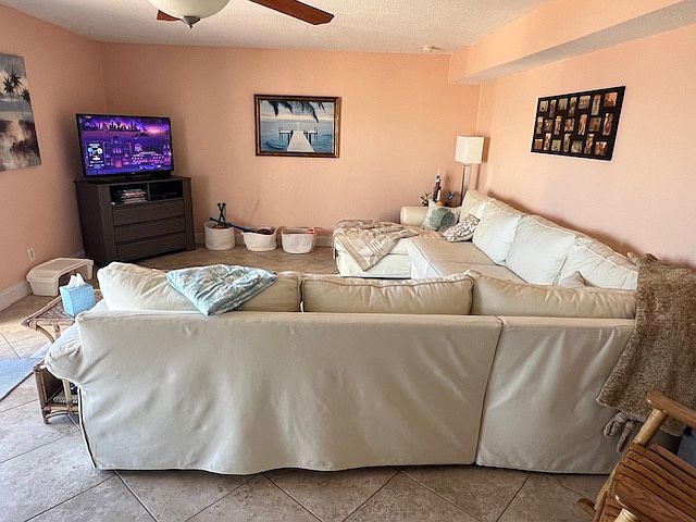 Living room with furniture