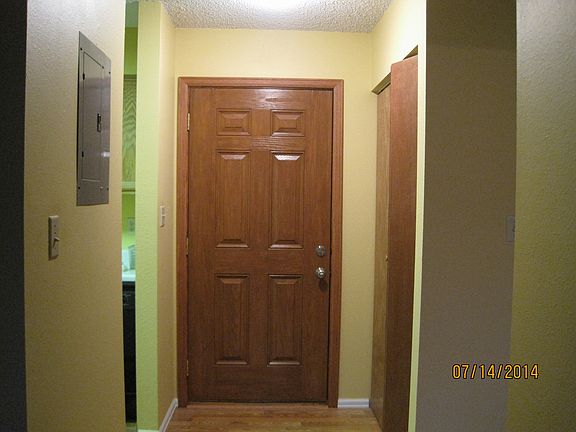 New, secure door to unit