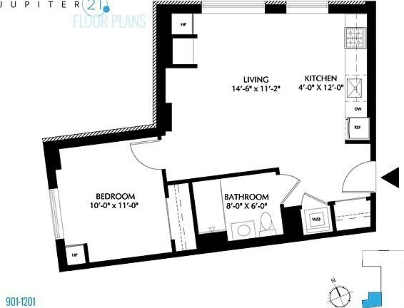 2nd image of 21 E 1st St APT 1101