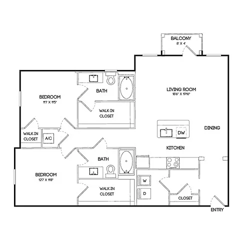 Floor plan B2A