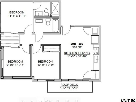5th image of 2616 W Girard Ave #503