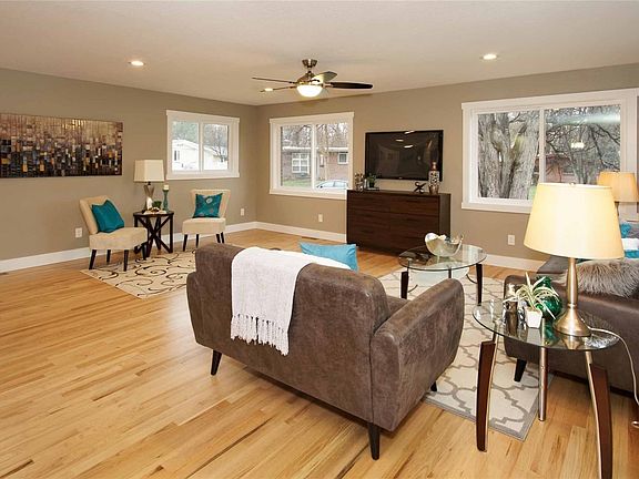 Windows are fully encased with wood.