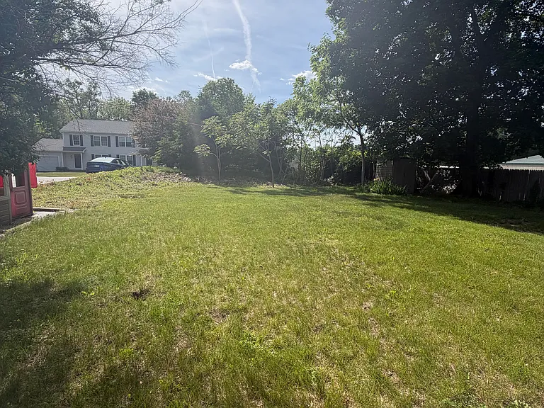 Large backyard