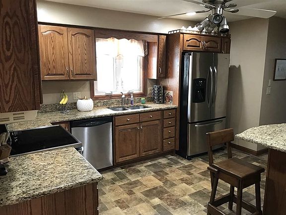 Kitchen with updated cabinetry