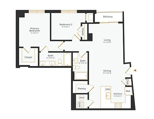 Floor plan B12