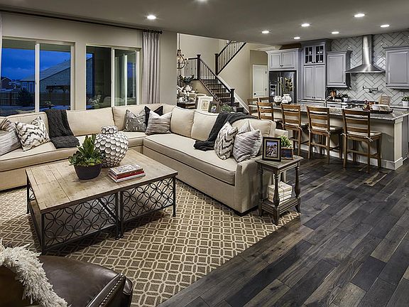 Open Great Room and Kitchen