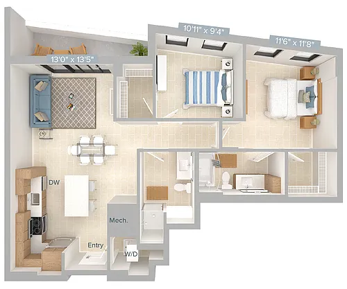 Floor plan B8-1037