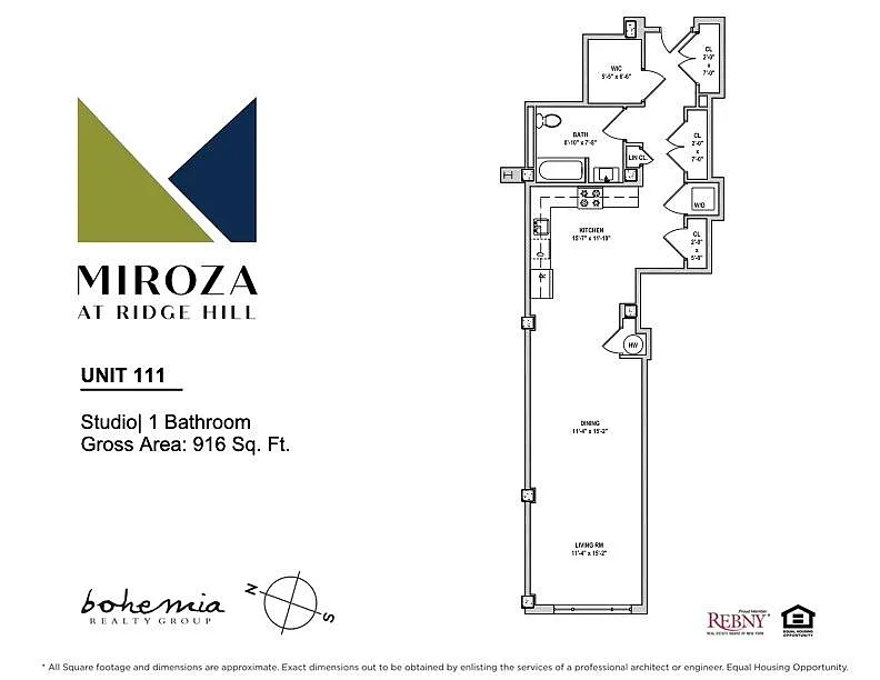 Floor plan Studio 11 Line