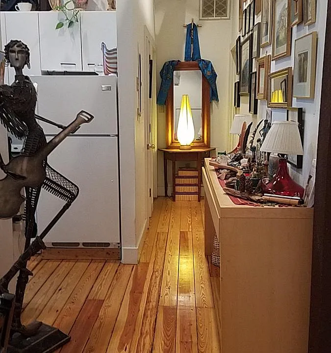 hallway to master bedroom