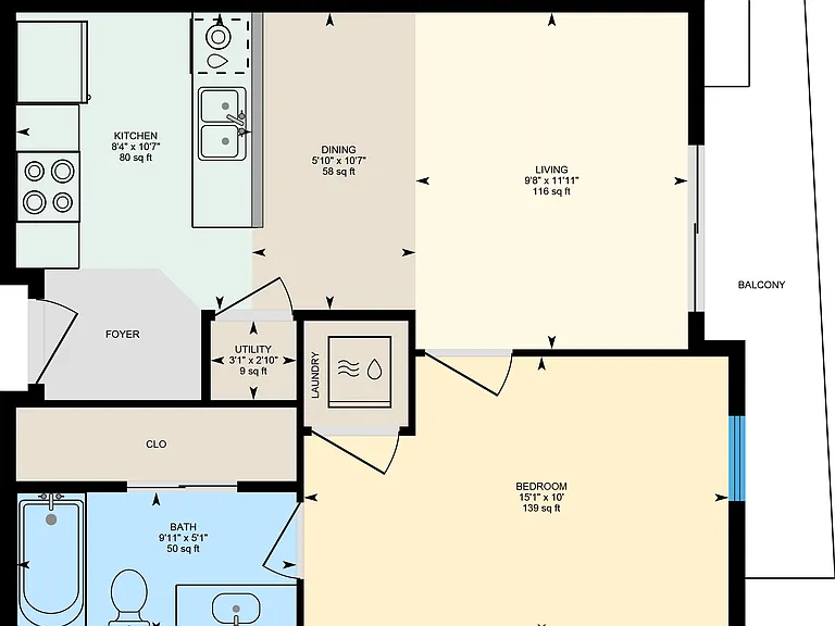Unit 310 has virtual tour on our website