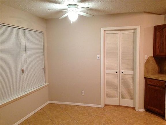Room in kitchen for a breakfast table.