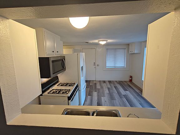 Kitchen as seen from the living room
