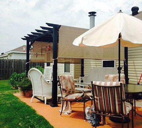 Permanent Pergola on Patio