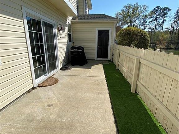 Large patio, plenty of room for gatherings on warm, sunny days!  