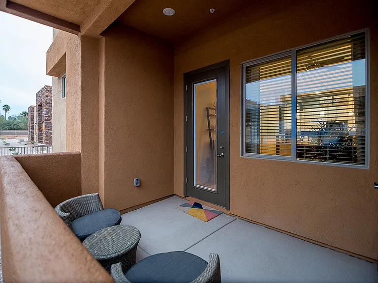 Private patio