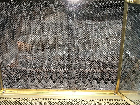 Gas Log Fireplace Great for Cold Winter Nights