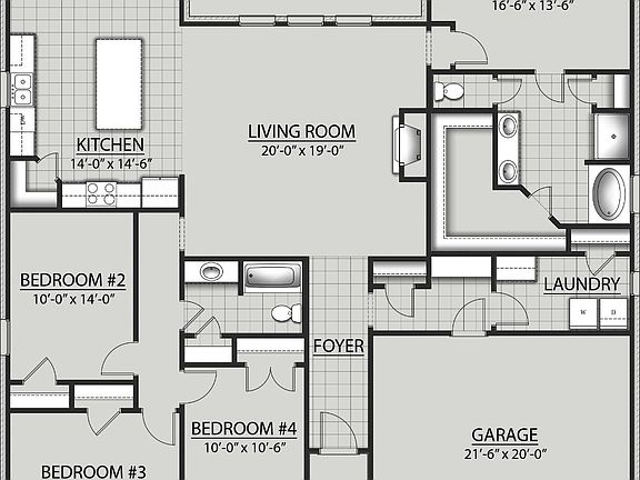Camellia IV H Open Floorplan - DSLD Homes