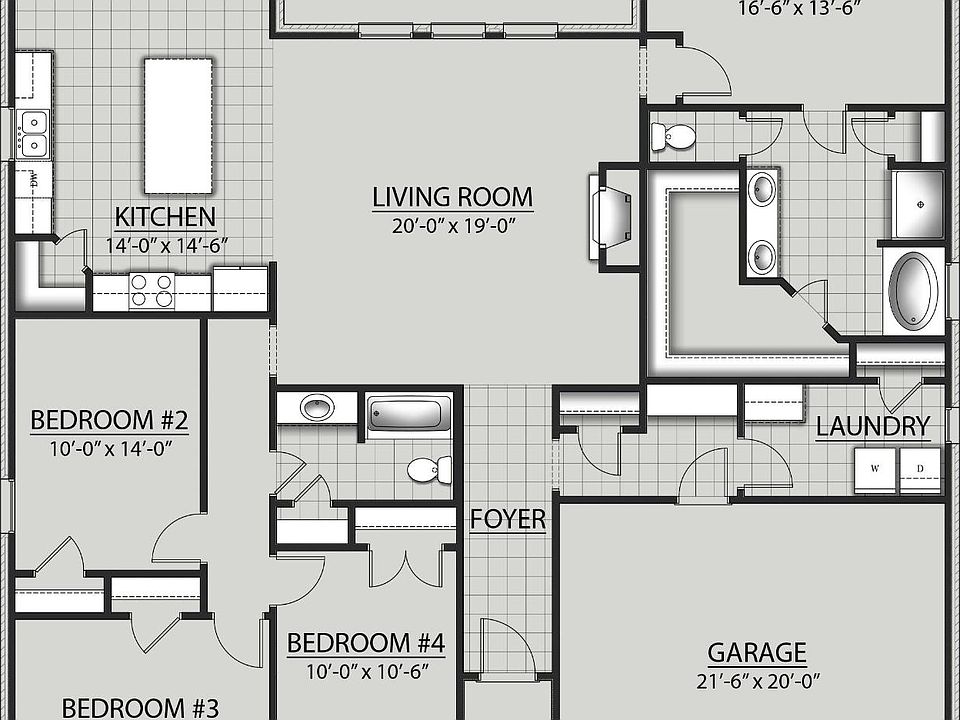 Camellia IV H Open Floorplan - DSLD Homes
