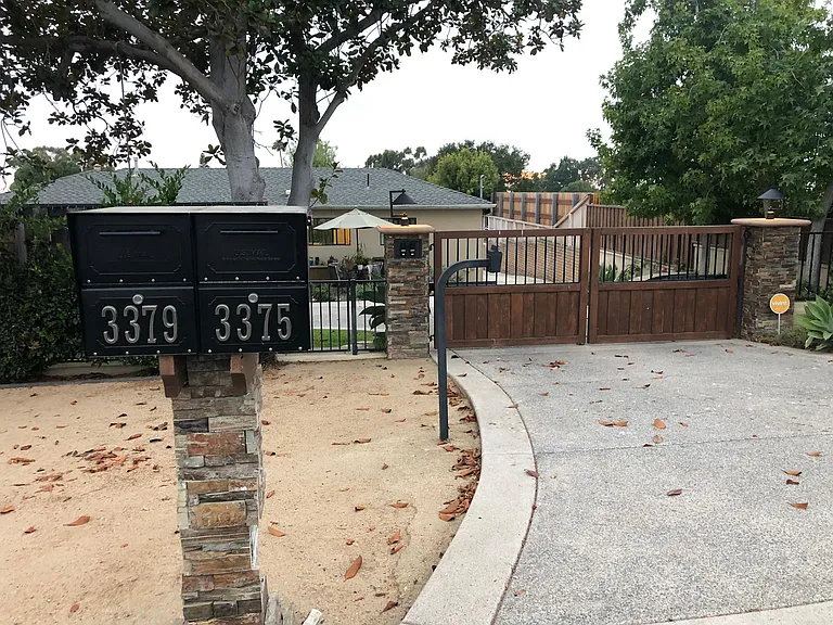 3379 Adams St. 92000
Security gate and Video doorbell