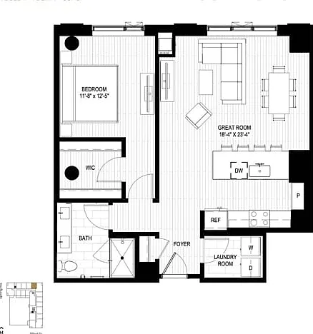 One Bedroom One Bath One Bedroom One Bath