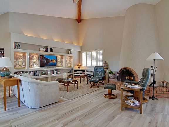 Built-ins & Fireplace