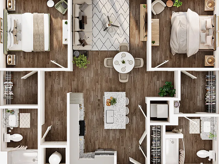 2B Juliet Floor Plan 2B Juliet Floor Plan