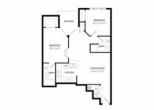 Floor plan Serenity B2