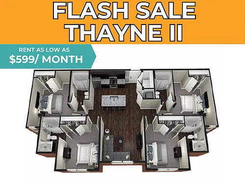 Floor plan 4BR/4BA - Thayne II
